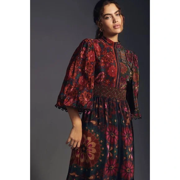 Farm Rio x Anthropologie Mock-Neck Dress - Picture 2 of 9